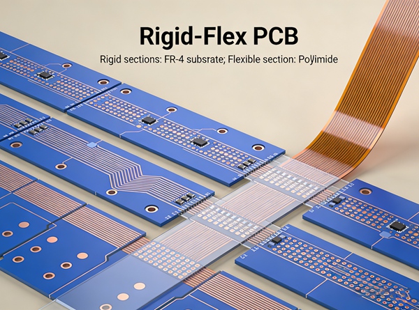 Жесткая гибкая печатная плата