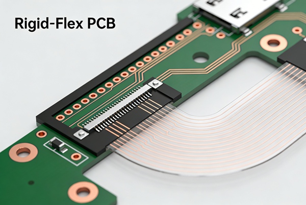 Жесткая гибкая печатная плата