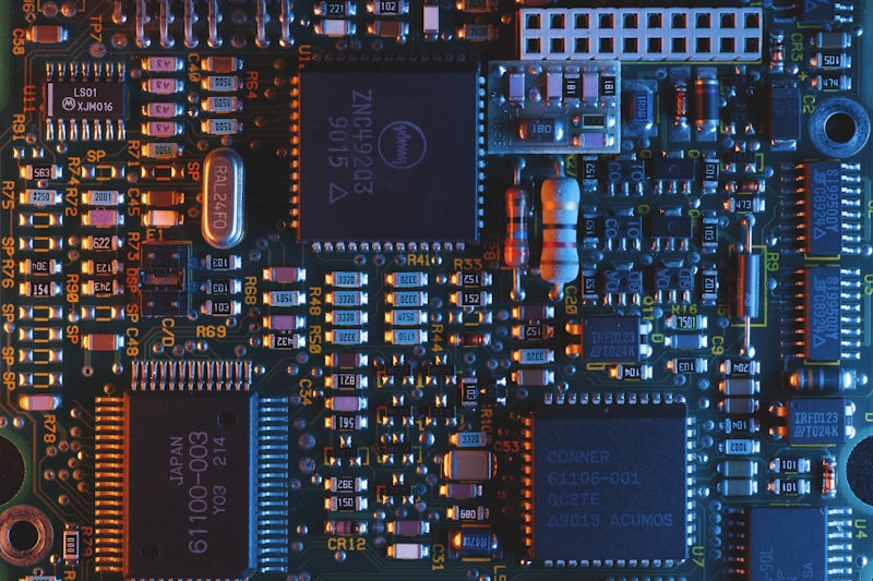 Quality inspection and testing of PCB surface finish under optical microscope