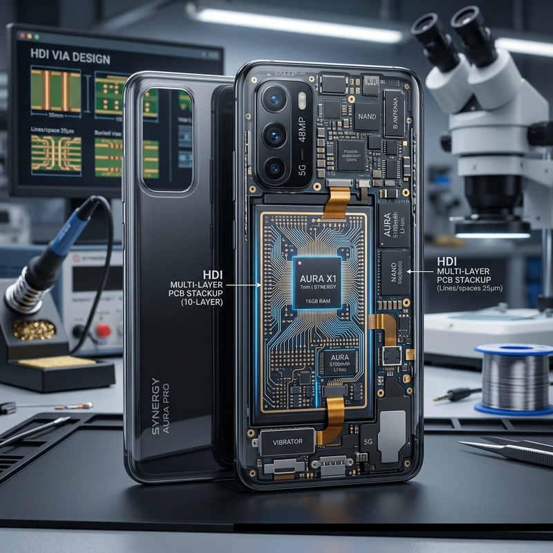 HDI PCB in a Smart Device
