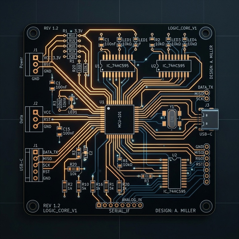 2 Layer PCB Routing